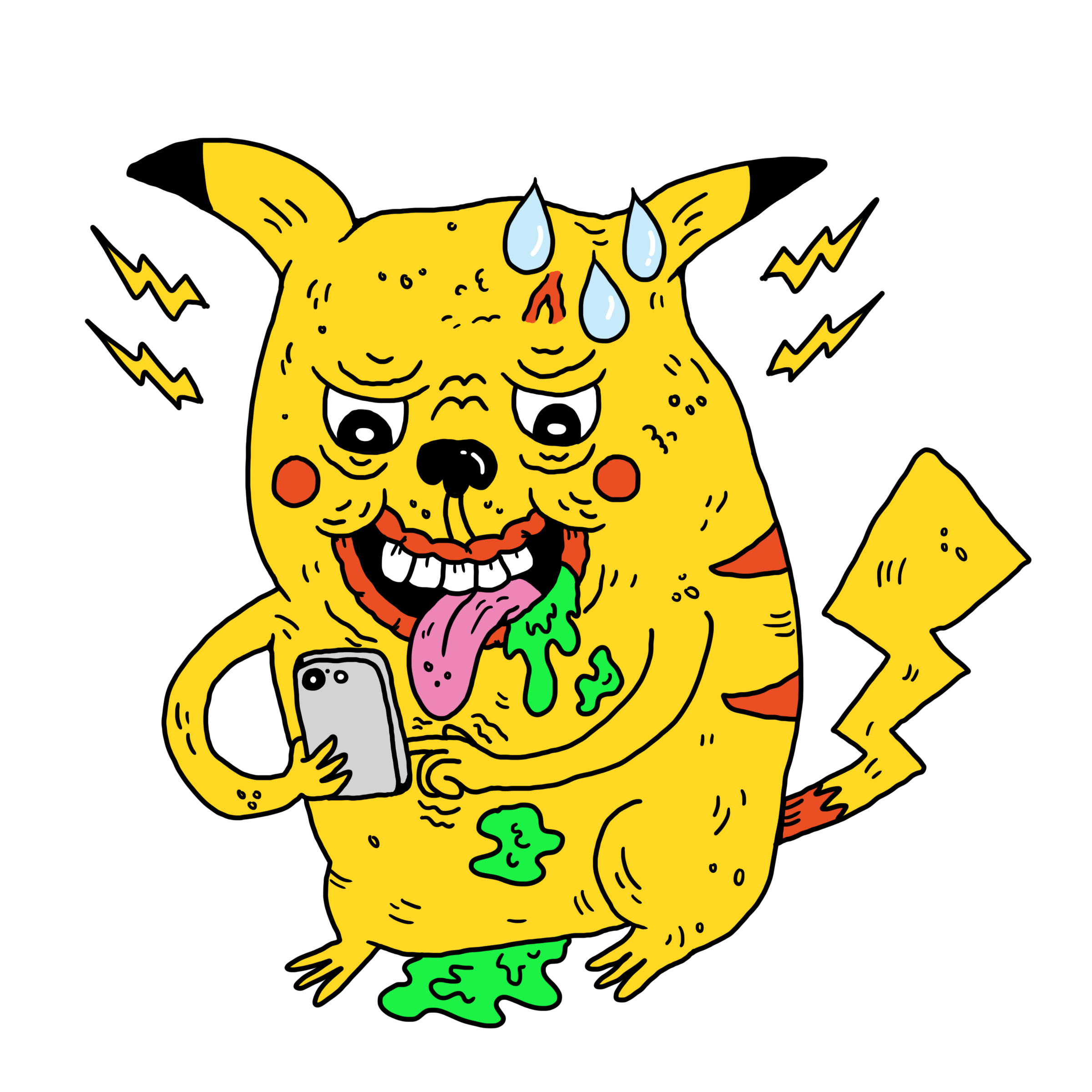 Original Pikachu Illustration
